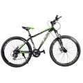 Black Steel Frame Mountain Bicycle